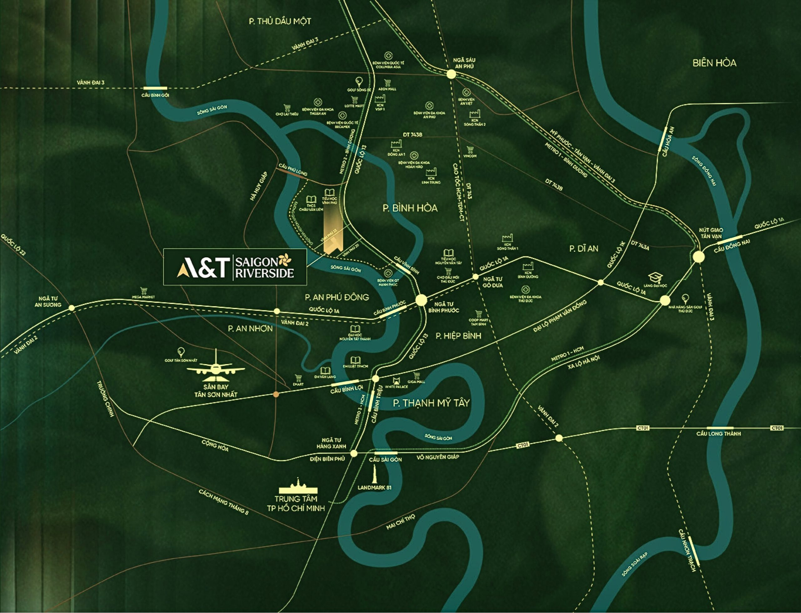 Hình ảnh Vị Trí A&t Saigon Riverside